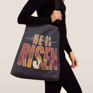 Personlig bild crossbody väska - Han är uppstånden