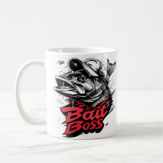 Personlig Bild Fiske "Bait Chef" Kaffemugg