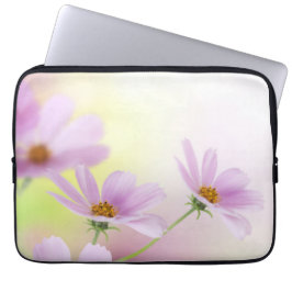 Personlig bild och rosa blomma akvarell laptop fodral