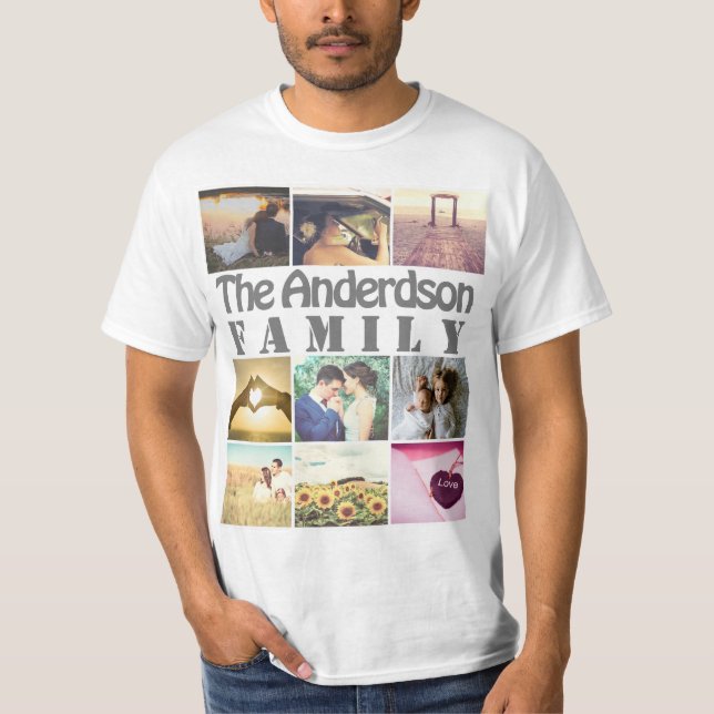 personlig bild och text t shirt (Framsida)