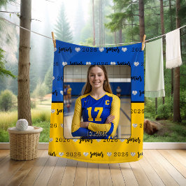 Personlig bild Volleyboll Studentexamen Fleecefilt