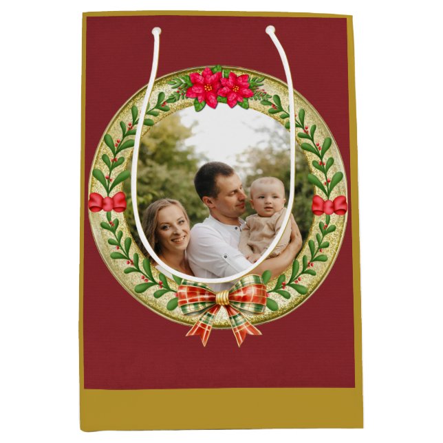 Personlig bildram och julkrans  (Framsidan)
