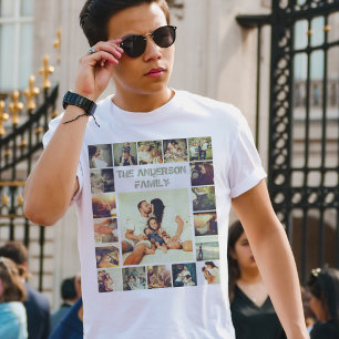 Personlig, bildstödraster och anpassningsbar t shirt