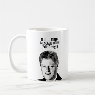 Personlig Bill Clinton Kaffemugg