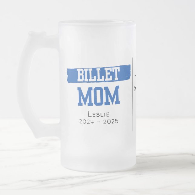 Personlig Billet Mamma med sensorisk offert Frostat Ölglas (Vänster)