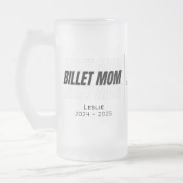 Personlig Billet Mamma med sensorisk offert Frostat Ölglas