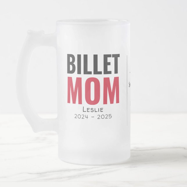 Personlig Billet Mamma med sensorisk offert Frostat Ölglas (Vänster)