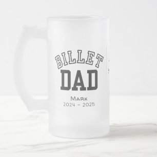 Personlig Billet Pappa med sensorisk offert Frostat Ölglas