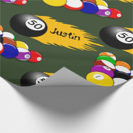 Personlig Billiards Presentpapper