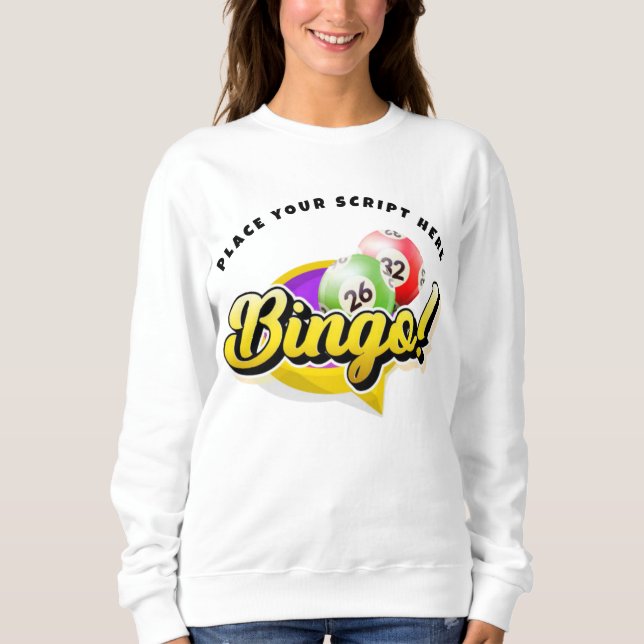 Personlig Bingo-skjorta T Shirt (Framsida)