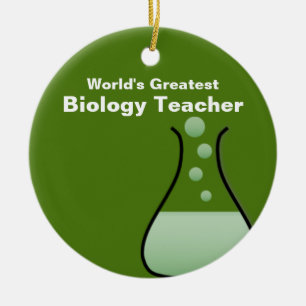 Personlig Biology Teacher's Ornament