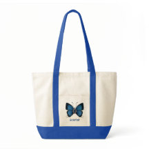 Personlig Birth Blue Butterfly (september)