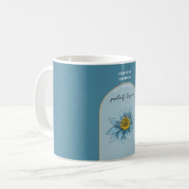 Personlig Birth Flower Month juli Vatten Lily Kaffemugg