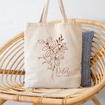 Personlig Birth Month Flower December Boho Rust Tygkasse<br><div class="desc">En vacker, modern botanisk bukett av holly i en terra cotta-rost färg representerar december månads födelsemånad. Den perfekta presenten för att visa din favoritperson hur mycket du bryr dig. Perfekt för tillfällen som födelsedagar, bästa vänner, Mors dag, brudgåva, maid of honor, ny mamma och så mycket mer! Enkel Personlig med...</div>