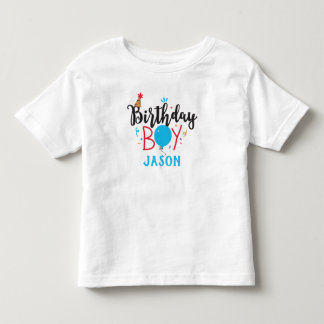 Personlig Birthday Boy T Shirt