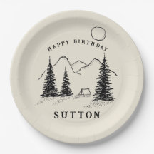 Personlig Birthday Camping