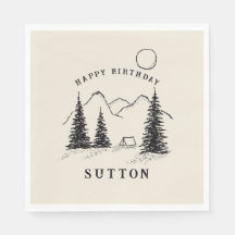 Personlig Birthday Camping