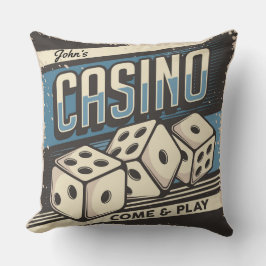 Personlig Birthday Casino Dice Kudde