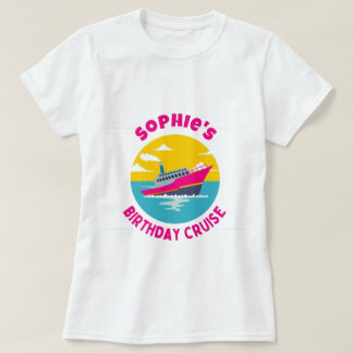 Personlig Birthday Cruise T Shirt