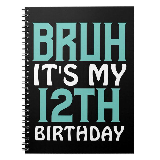 Personlig Birthday Funny Bruh Det är min födelseda Anteckningsbok (Framsidan)
