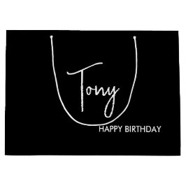 Personlig Birthday Gift Bag, Birthday Gift Bag