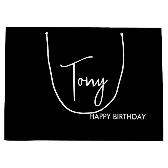 Personlig Birthday Gift Bag, Birthday Gift Bag (Framsidan)