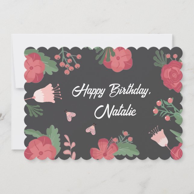 Personlig Birthday Inbjudningar (Framsida)