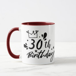 Personlig Birthday Mugg - Anpassningsbar Age Coffe