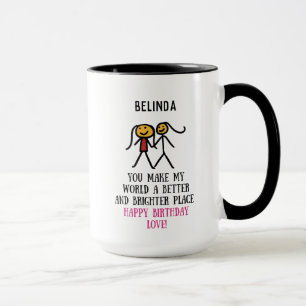 Personlig Birthday Mugg Födelsedag