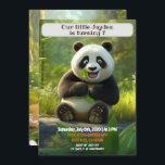 Personlig Birthday Panda Kids Namn Age Inbjudningar<br><div class="desc">Släpp loss roligten med vår anpassningsbar Premium Panda Birthday-inbjudan! Den här designen kommer säkert att sporra dina unga gäster och skapa en minnesvärd födelsedagsfest. LÄTT PERSONALISERA den här inbjudan genom att lägga till ditt barns namn,  ålder,  meddelande eller något annat du vill.</div>
