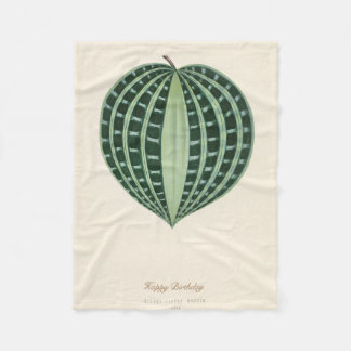 Personlig Birthday Plant Gift Fleecefilt