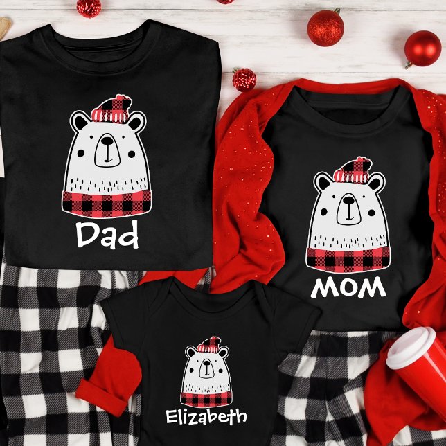 Personlig: Björnfamiljen Buffalo Play Bear T Shirt (Skapare uppladdad)