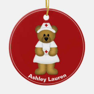Personlig Björnhäst jul Ornament
