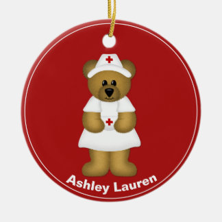 Personlig Björnhäst jul Ornament