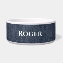 Personlig blå denimlook för husdjur