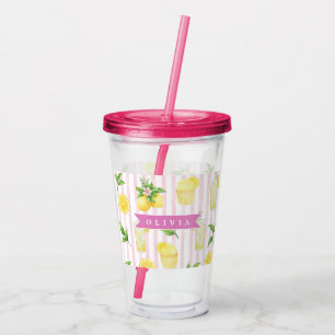 Personlig Blå Folklig Blommig Nordisk Anpassad Take Away Mugg