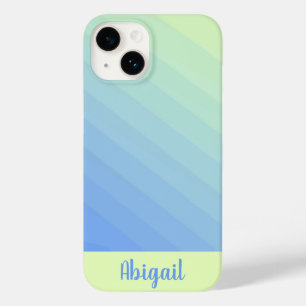 Personlig blå grön gul Ombre Gradient