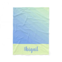 Personlig blå grön gul Ombre Gradient