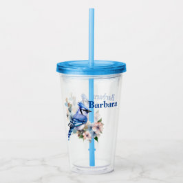 Personlig Blå Jay Take Away Mugg