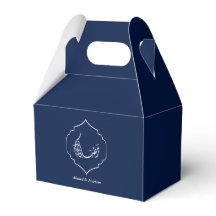 Personlig blå Ramadan Kareem presentlåda specialde