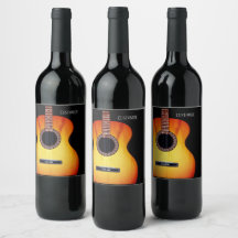 Personlig Black Acoustic Guitar