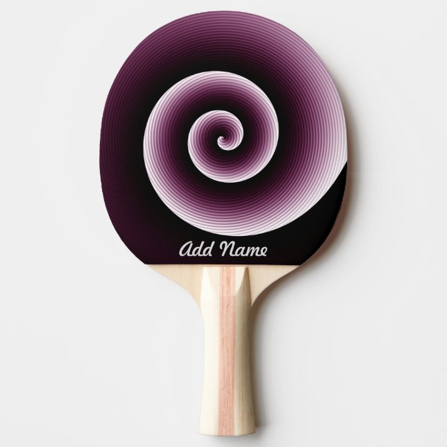 Personlig Black and Red Coola Mönster Pingisracket (Framsidan)