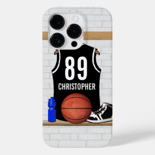 Personlig Black and White Basketball Jersey