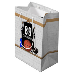 Personlig Black and White Basketball Jersey