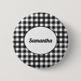 Personlig Black and White Buffalo Play Knapp