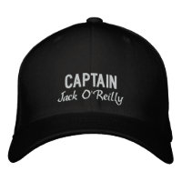 Personlig Black and White Fishing Kapten