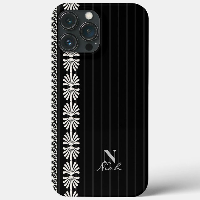 Personlig Black and White Fodral-Mate iphone case (Baksida)