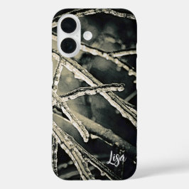 Personlig Black and White Grenar iphone case