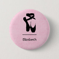 Personlig Black Ballet Shoes en Pointe