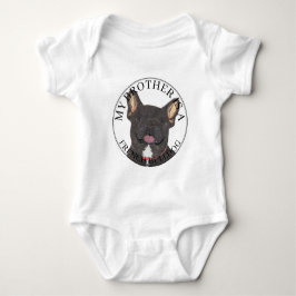 Personlig Black Brindle White Fransk Bulldog T Shirt